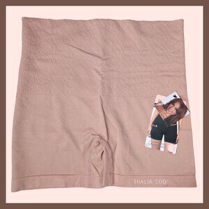NWT Knit Waist Shaping Shorts Firm Control Shapewear by Thalia Sodi - Nude - XL